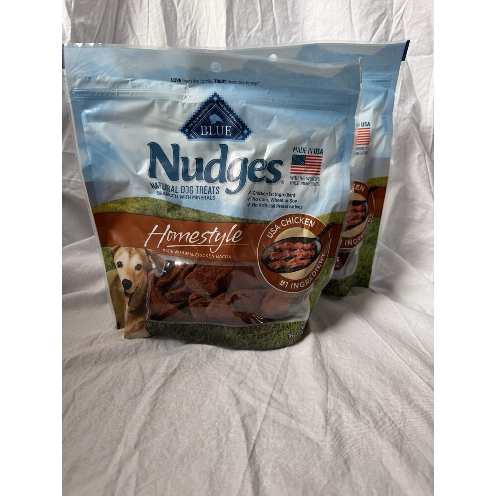 Blue buffalo Nudges Dog Chicken Best Buy Dec 2025 New Unopened Lot of 2